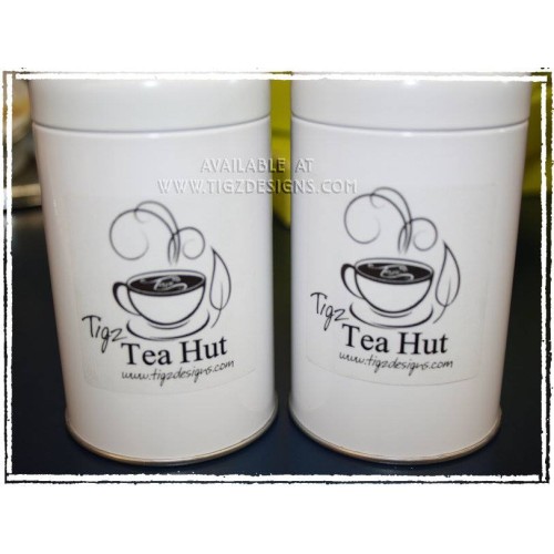 Tigz TEA HUT Tea Tin - 50g White